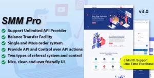 SMM Pro- Advanced Social Media Marketing CMS Multi Domain Use